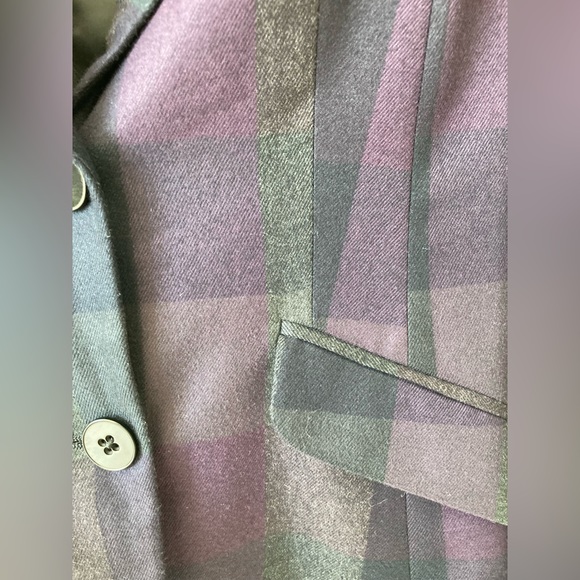 Boss Orange plaid blazer/jacket - purple/grey - size 0 - Picture 13 of 13